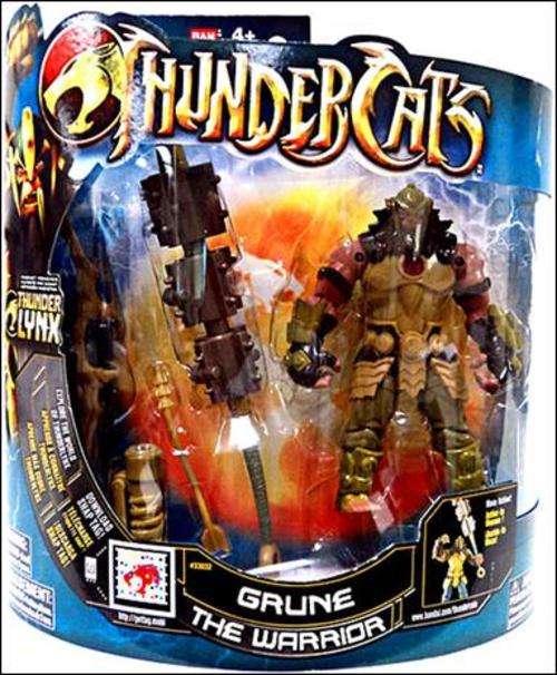 New 4 inch GRUNE THE WARRIOR Thundercats figure - new style - near mint on card