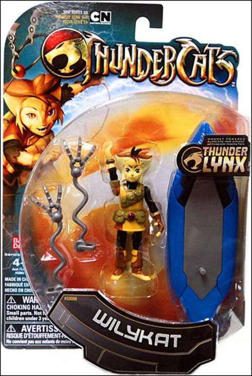 New 4 inch WILY KAT Thundercats figure - new style - near mint on card