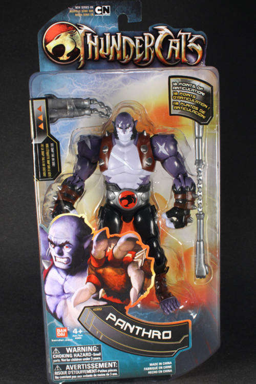 New 8 inch PANTHRO Thundercats figure - new style - near mint on opened packaging
