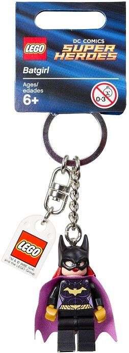 LEGO 851005 BATGIRL figure from DC Comics Batman on keychain