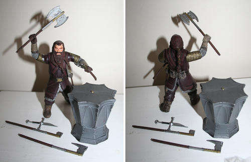 LORD OF THE RINGS Gimli action figure - loose but never played with
