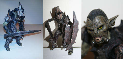 LORD OF THE RINGS Moria Orc action figure - loose but never played with