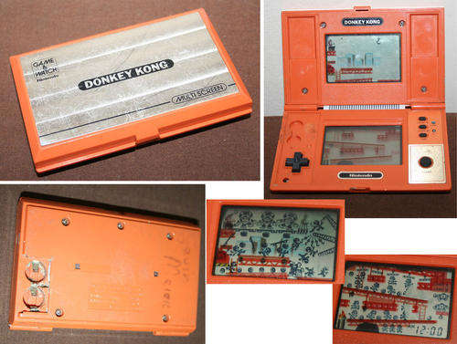Rare NINTENDO Donkey Kong GAME & WATCH Console 1980s