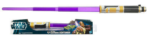 Star Wars Mace Windu PURPLE LIGHTSABER - Electronic - sturdy for pretend play