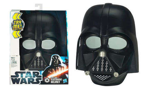 Star Wars Darth Vader Electronic talking MASK HELMET - sturdy for pretend play - ONE IN STOCK!