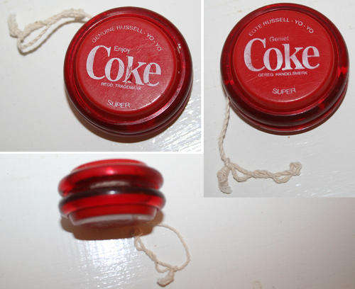 rare RUSSELL COCA COLA COKE SUPER YO-YO YOYO 1980s South Africa issue