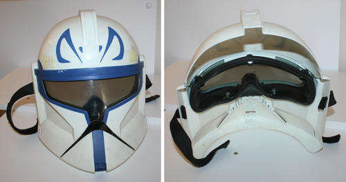 Star Wars Kids play Mask of CLONE TROOPER Captain Rex