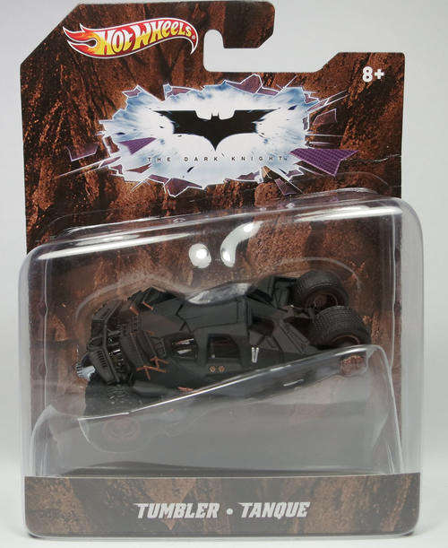 HotWheels Hot Wheels BATMAN DARK KNIGHT movie Black TUMBLER BATMOBILE - imported never available RSA