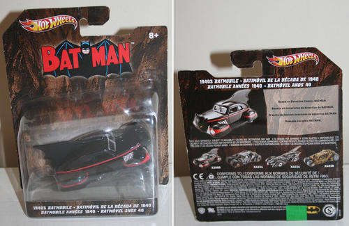 HotWheels Hot Wheels BATMAN 1940s comic style BATMOBILE - imported never available in RSA