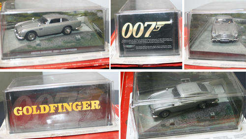 JAMES BOND ASTON MARTIN DB5 Gold Finger diecast car - mint in unopened box - Eaglemoss UK