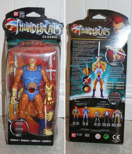 New 8 inch LION-O Thundercats figure - Old school style - mint in box