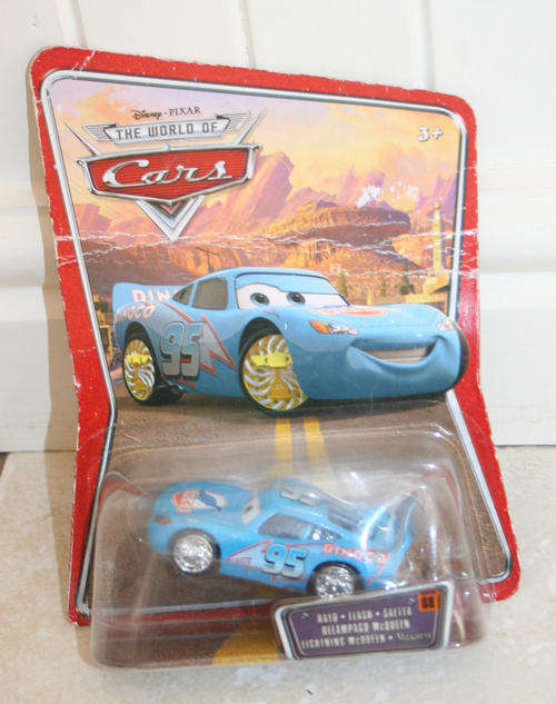 DISNEY PIXAR CARS DINOCAR LIGHTNING MCQUEEN car - Mattel Toys