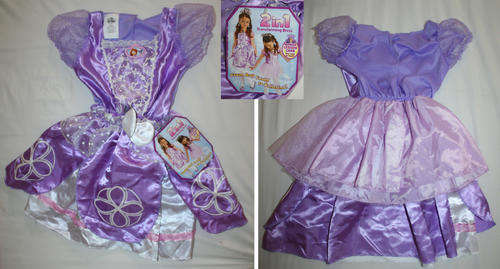 DISNEY PRINCESS SOFIA THE FIRST Child Play DRESS - 100% licensed DISNEY product
