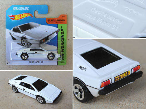 HotWheels HOT WHEELS 2014 JAMES BOND LOTUS ESPRIT - Spy who loved me - mint on card