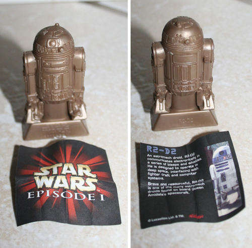 Star Wars 1999 Episode 1 Kelloggs R2D2 breakfast premium figure 100% complete