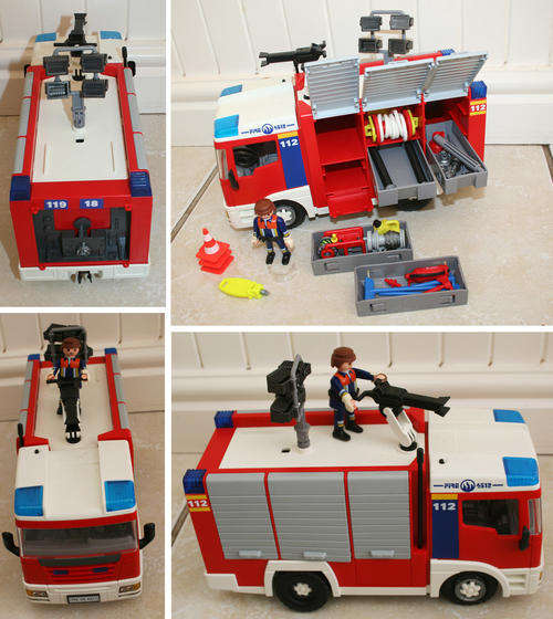 PLAYMOBIL 4821 City Action FIRE ENGINE 112 - loose toy sample