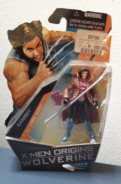 Marvel X-men Origins Wolverine GAMBIT - 2009 MINT ON CARD - LAST ONE IN STOCK!
