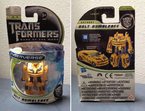 Transformers Dark of the Moon movie BOLT BUMBLEBEE - mint on card - HASBRO toys