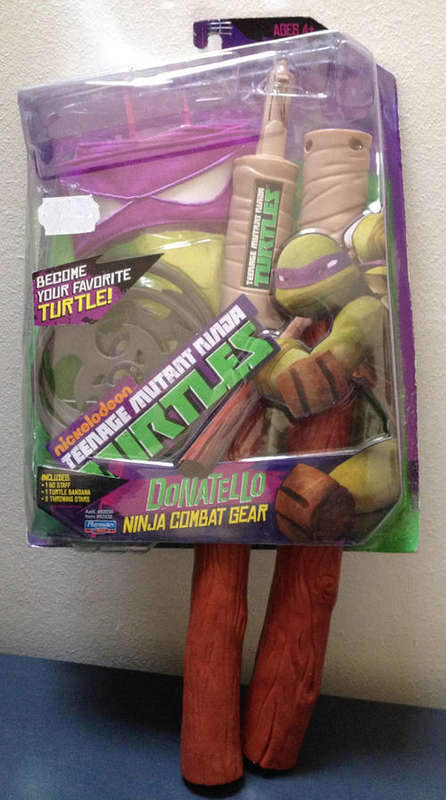 TEENAGE MUTANT NINJA TURTLES Ninja Combat gear DONATELLO set - Nickeloadeon tv show