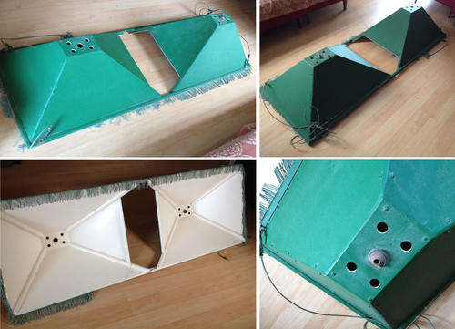 POOL or SNOOKER TABLE LIGHT COVER - retro style