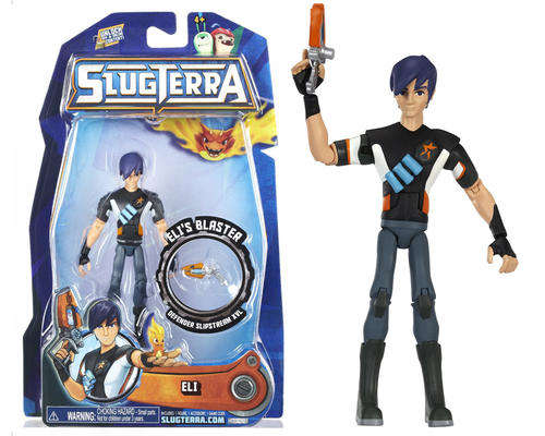 New SLUGTERRA ELI 4-inch Action Figure - mint on sealed card - JAKKS toys