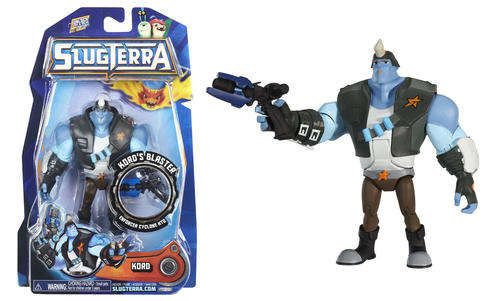 New SLUGTERRA KORD 4-inch Action Figure - mint on sealed card - JAKKS toys