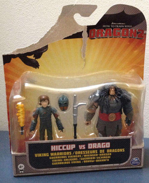 HOW TO TRAIN A DRAGON 2 HICCUP VRS DRACO 2 figure set