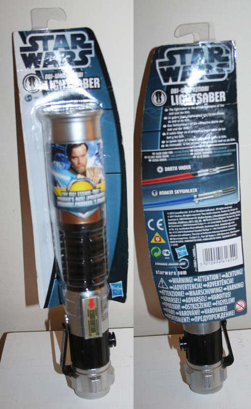 Star Wars OBI-WAN KENOBI BLUE LIGHTSABER - non electronic - sturdy for pretend play