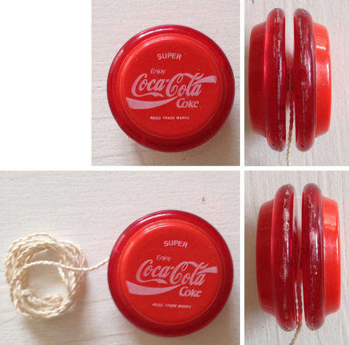 Rare COCA COLA SUPER RED RUSSELL YO-YO English South Africa issue 1980s