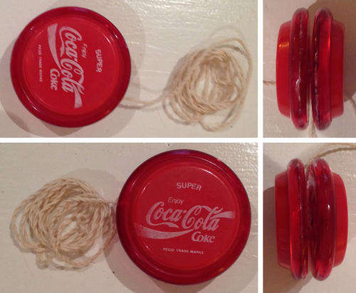 Rare COCA COLA SUPER RED RUSSELL YO-YO English South Africa issue 1980s