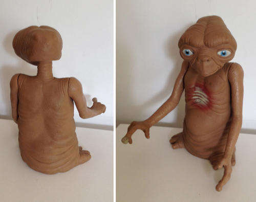 ET The Extra Terrestrial figure - 1998 25th Anniversary edition - 15cm high 1/6 scale