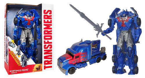 Transformers OPTIMUS PRIME Flip & Change transforming large figure - mint in box - Hasbro Toys