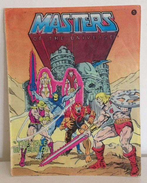 MOTU THE TALE OF TEELA Rare mini comic from He-man Masters of the universe - 1982