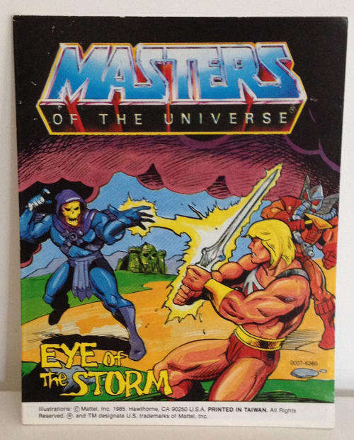 MOTU EYE OF THE STORM Rare mini comic from He-man Masters of the universe - 1985