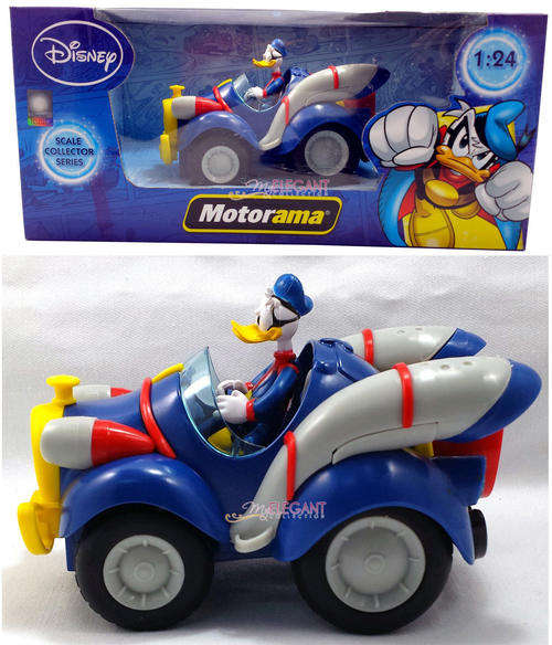 DISNEY DONALD as the DUCK AVENGER Paperinik MOBILE car - 1 in 24 scale - Motorama toys - mint in box