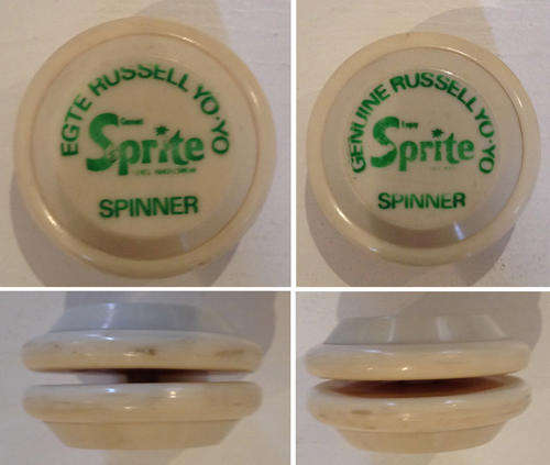 Super rare SPRITE RUSSELL YO-YO English & Afrikaans South Africa issue from 1976