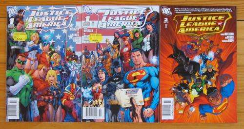 Justice League no. 1 (covers A & B) and no.2 Oct 2006 - first issue