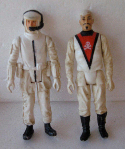 Action Man figures x two from 1982 - the British version of Gi Joe.