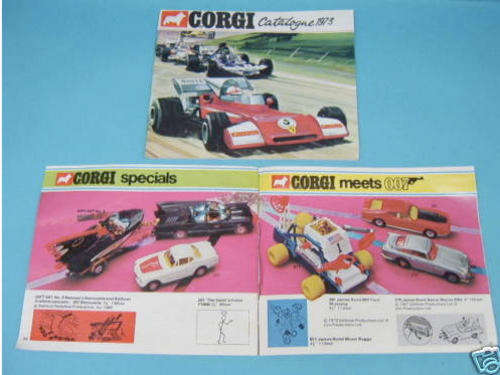 Corgi Toys Catalogue from 1973 - 37 years old and mint!