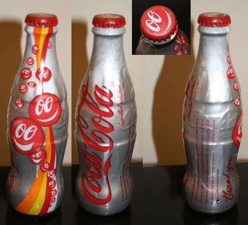 Coca Cola Coke Connection Customer Thank-you Appreciation 200ml Bottle - rare