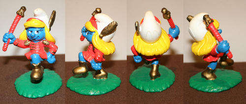SMURF SMURFS - SMURFETTE CHEERLEADER by Schleich