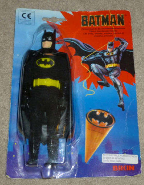 Batman 1989 Michael Keaton 9 inch doll made by Bikin France