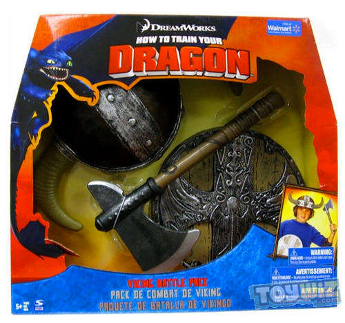 How To Train Your Dragon Movie Roleplay Toy Set Viking Battle Pack - MINT IN BOX