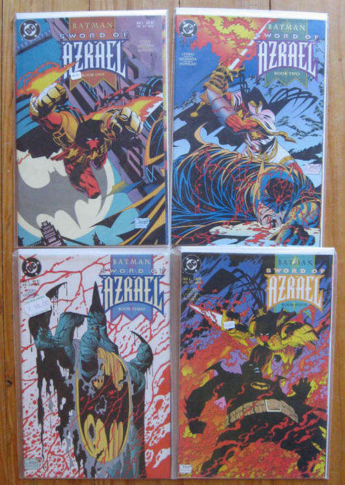 BATMAN AZRAEL - all four complete books