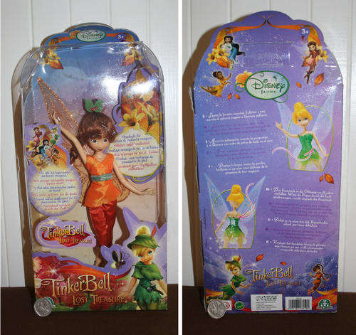Disney TINKERBELL friend FAWN fairy and the Lost Treasure doll - costume 1 - Barbie size