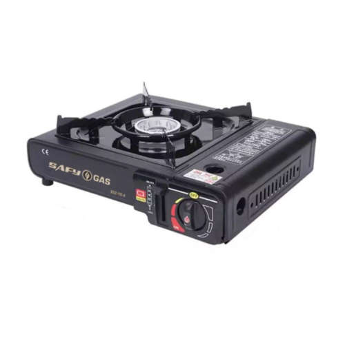 Safy - Single Burner Canister Camping Gas Stove with Travel Case