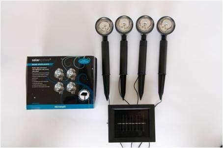 Budd Solar Spot Spikes 4 Lights!