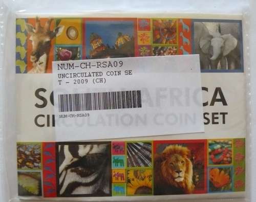 ** 2009 South Africa Circulation Coin Set ** - as issued by the S A Mint