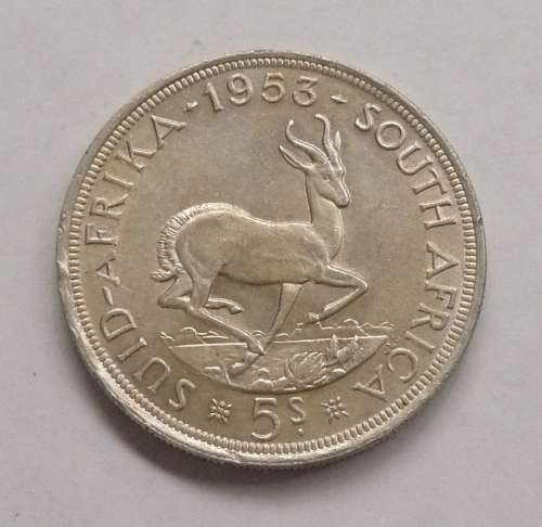 ** 1953 5 Shillings / CROWN ** -  50% SILVER content = 14.14gms  - Beautiful Coin in good condition