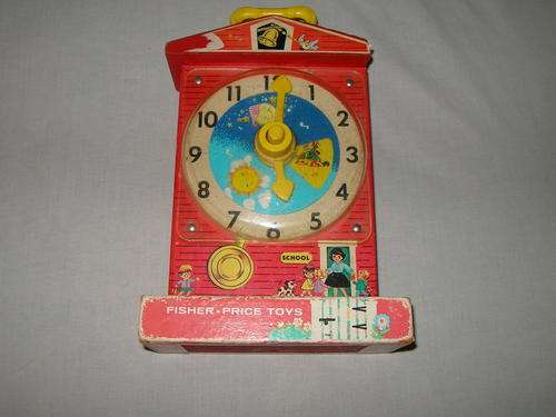 fisher price toy clock